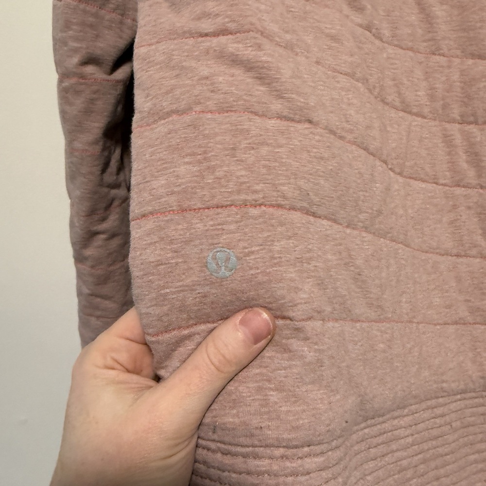 Lululemon The Bomb Bomber Reversible Jacket Bark Berry / Heathered Bark Berry 8 - Picture 14 of 16
